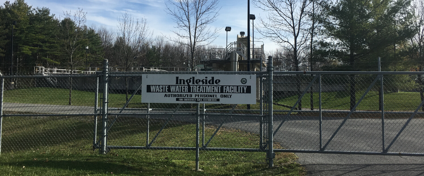 Ingleside Waste Water Treatment Facility Sign