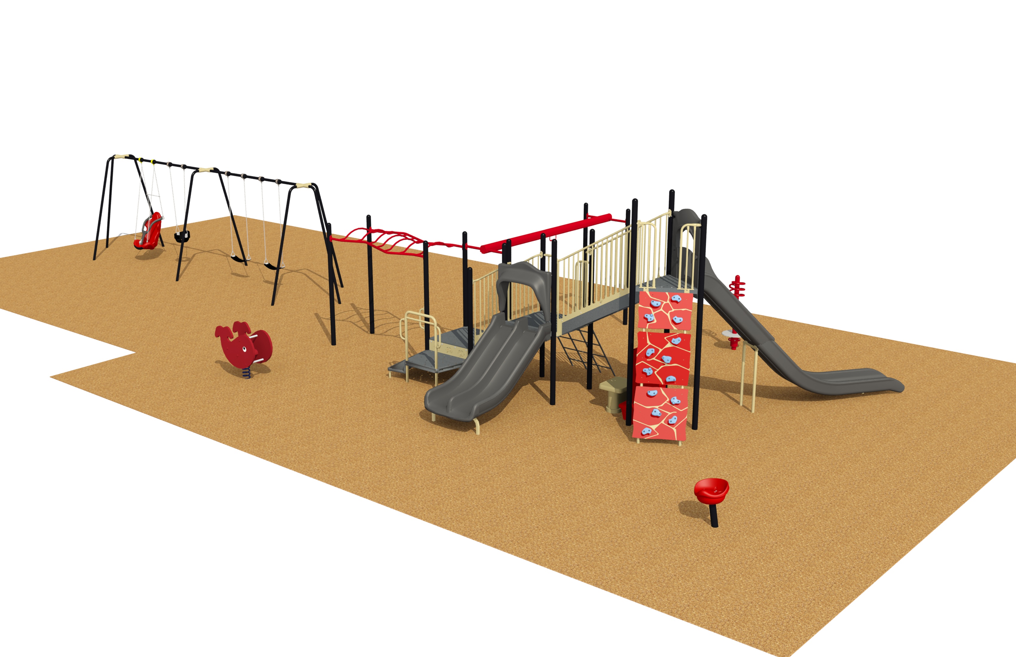 Arrowhead Estates Play Structure Rendering