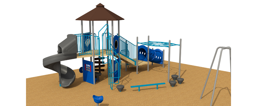 Simon Fraser Park Play Structure Rendering