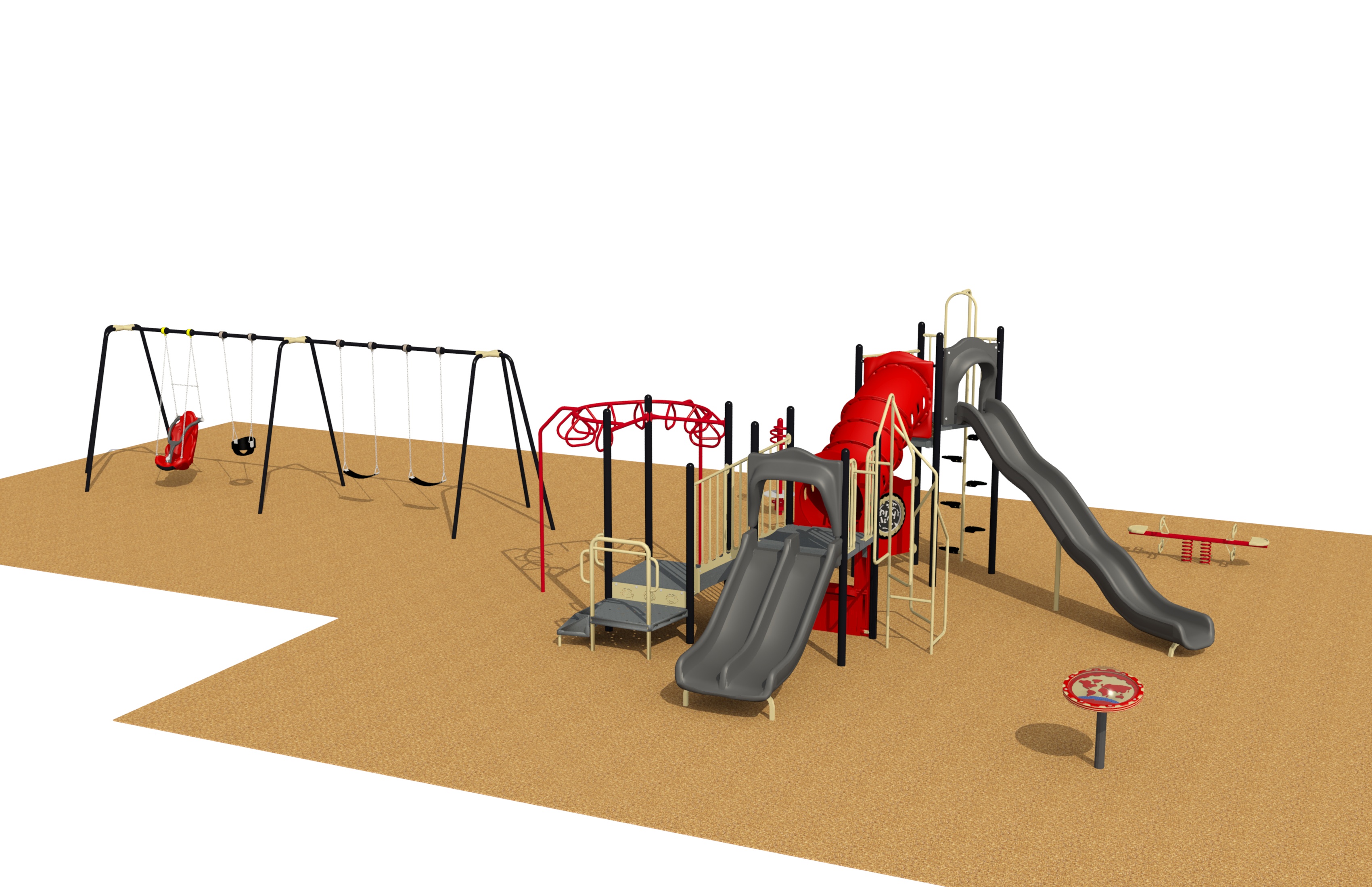 Chase Meadows Play Structure Rendering
