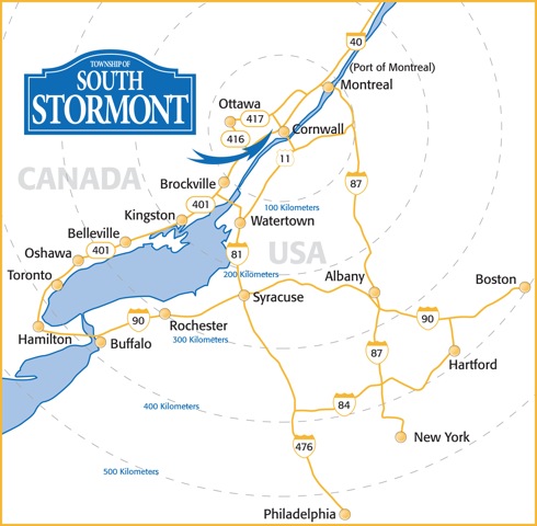 South Stormont Locator Map