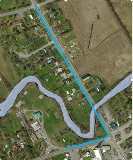 map of winter maintained sidewalks in St. Andrews West