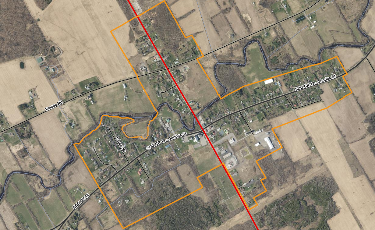 Map Outlining St. Andrews West